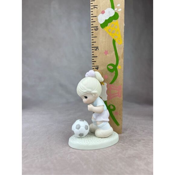 Vintage Precious Moments Figurine You Will Always be a Winner to Me Soccer - Picture 6 of 6